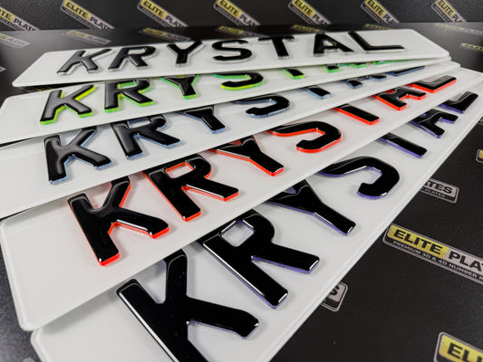Krystal/Neon Plates